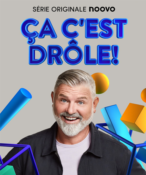 Header production télé, amadeus Média, ça c'est drôle, Dominic Paquet, Noovo